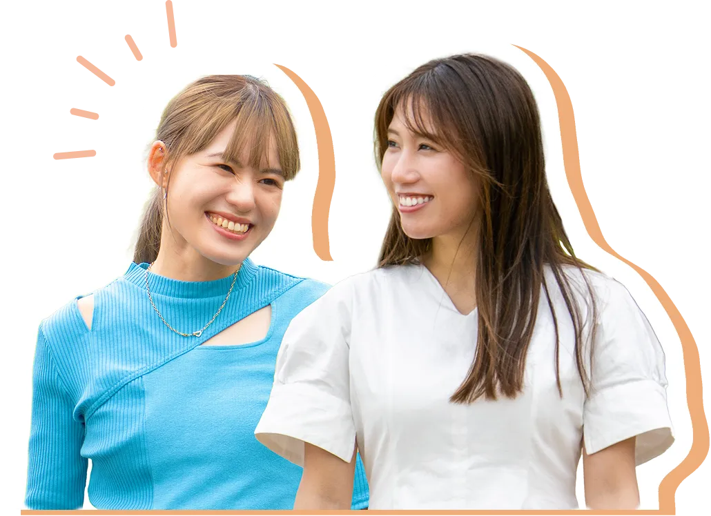 ふらっと川棚のコースを楽しんで帰路につく二人の様子